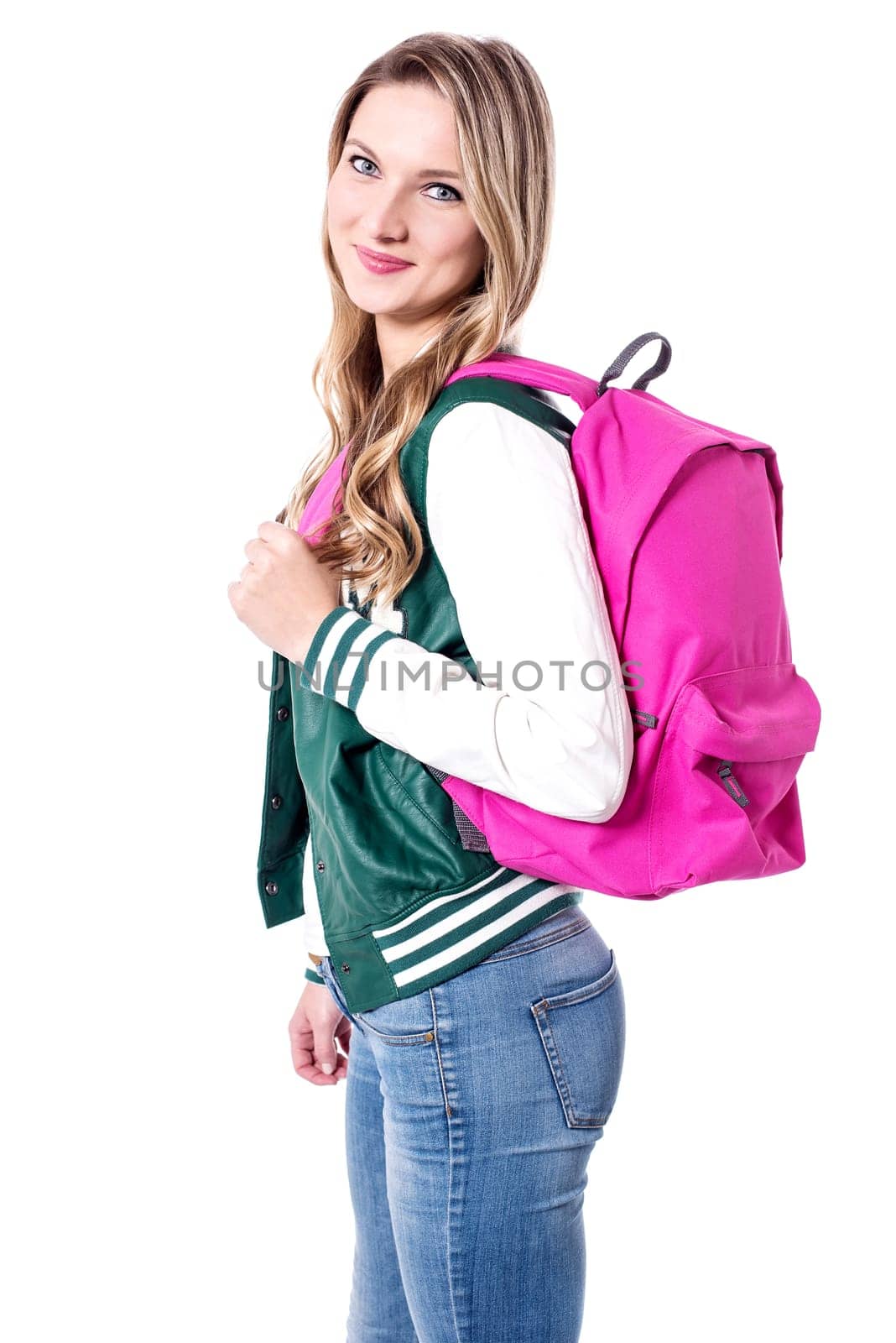 University student ready to attend the lecture