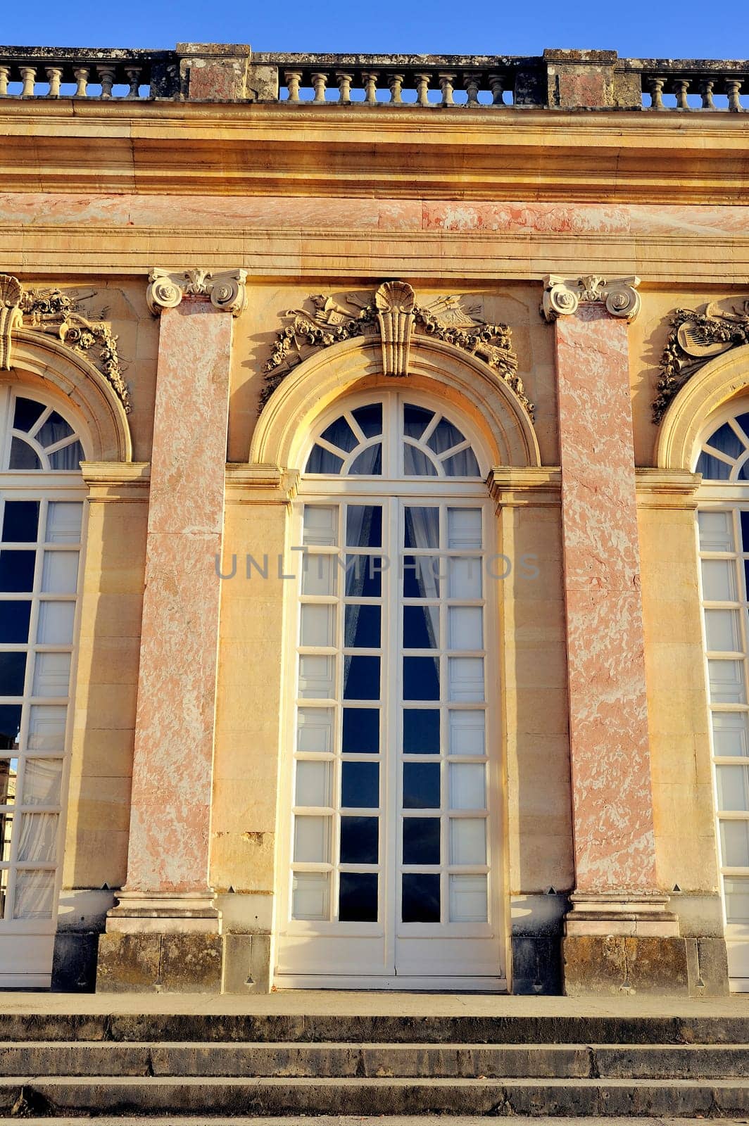 Versailles, the Grand Trianon in the park of the castle of Versailles
