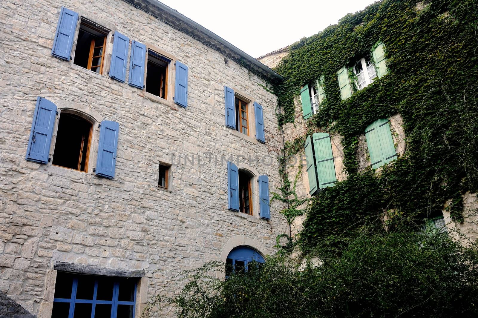 In the streets of the old village of Vezenobres in the French department of Gard.