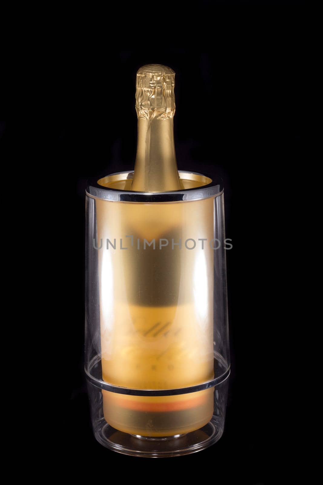 Bottle in wine cooler