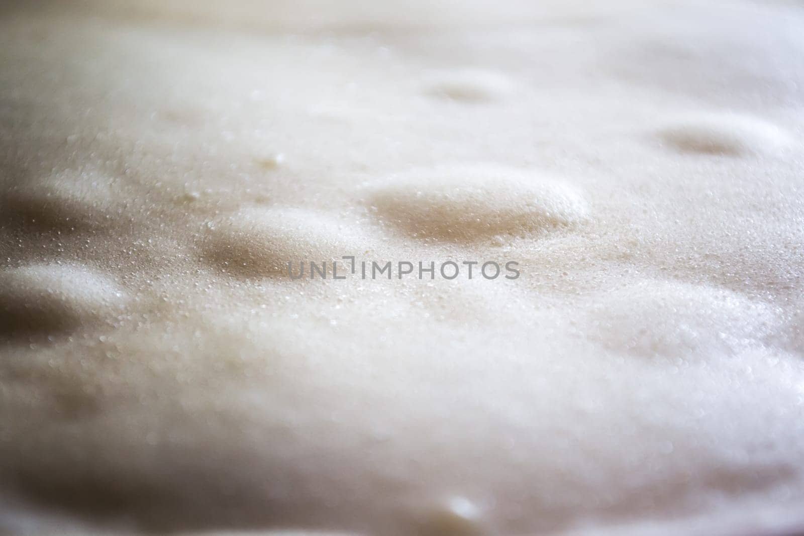 Closeup of pancake texture while backing