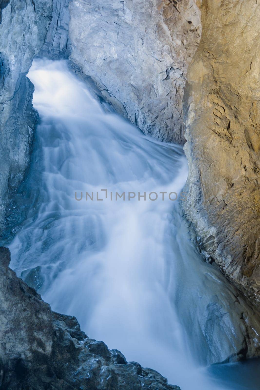 Trnavski potok stream in Stopica Cave on mountain Zlatibor in central Serbia