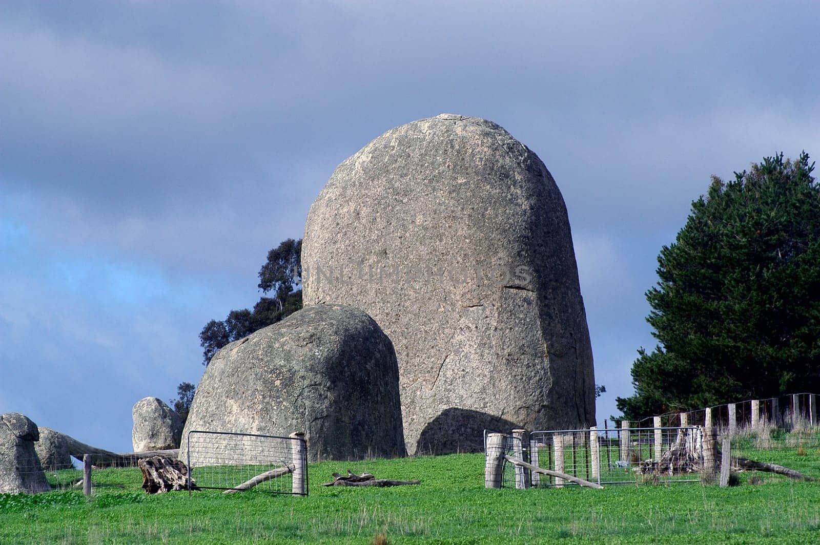 Country of the granite in Australia in Victoria