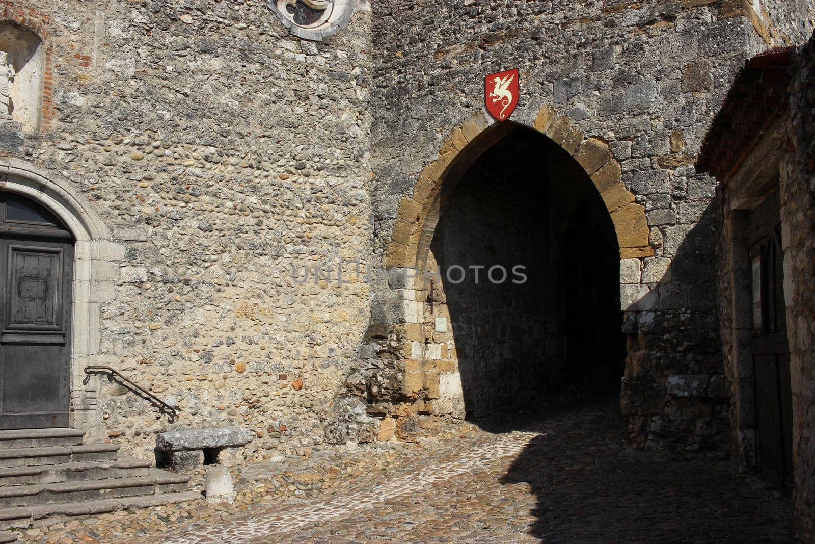 Perouges is a Medieval Walled Town near Lyon in France