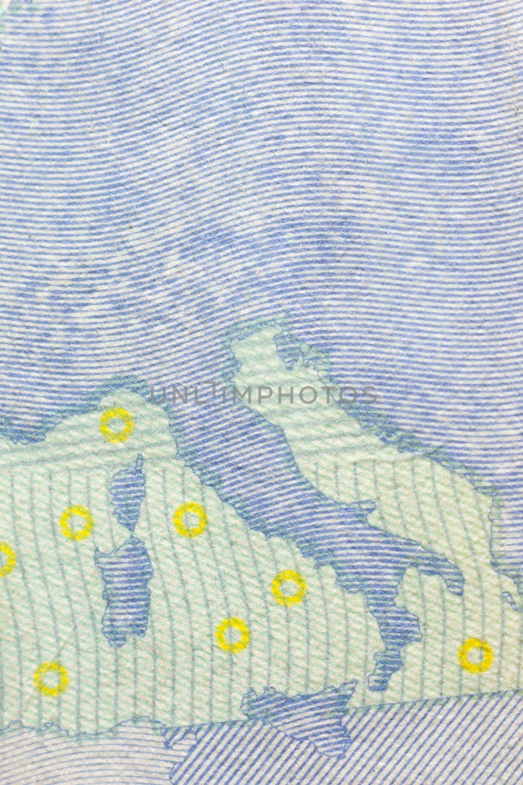 20 euro note depicting Italy