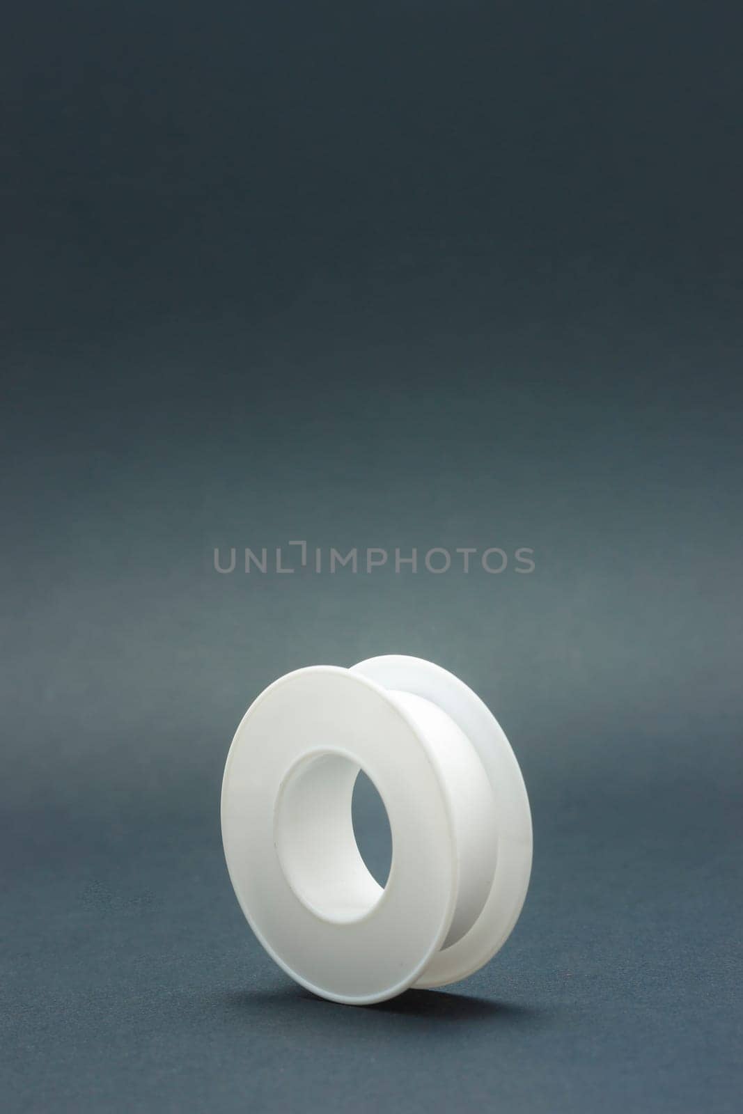 Thread seal tape isolated on white background