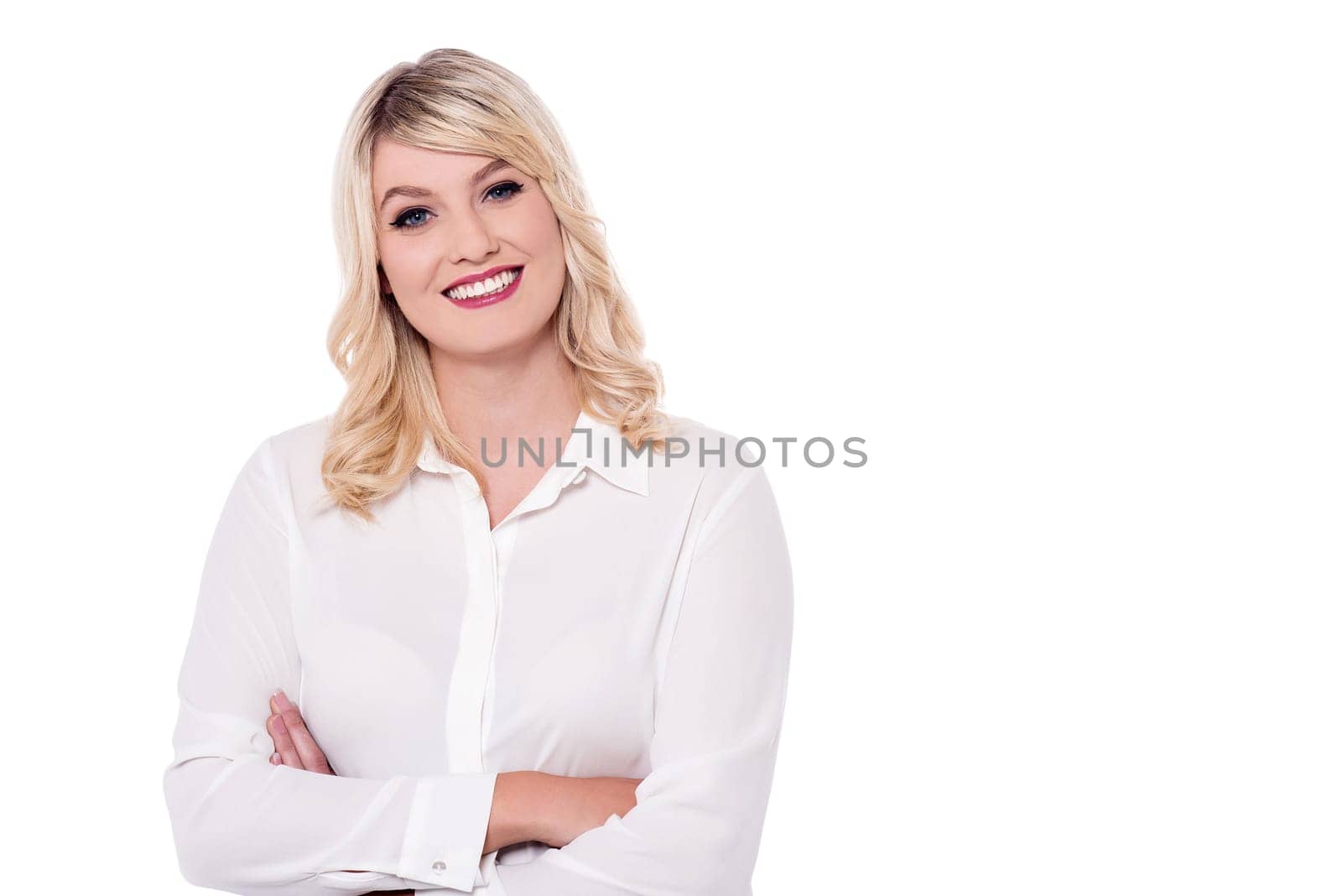 Beautiful business woman with a cute smile
