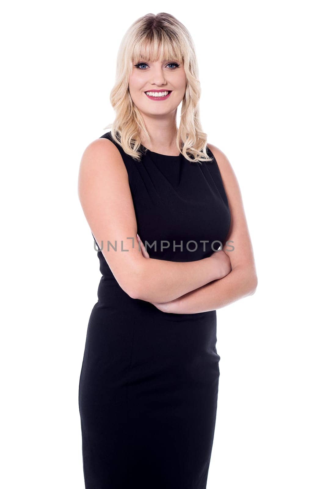 Fascinating model with a cute smile
