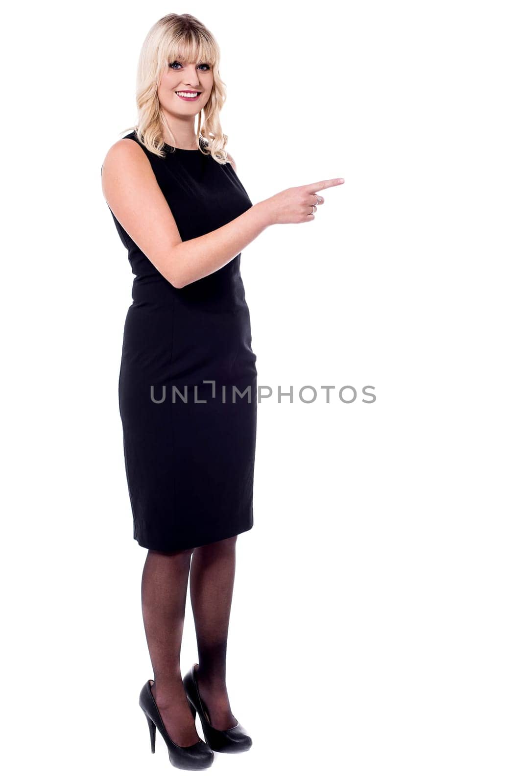 Full length portrait of trendy woman