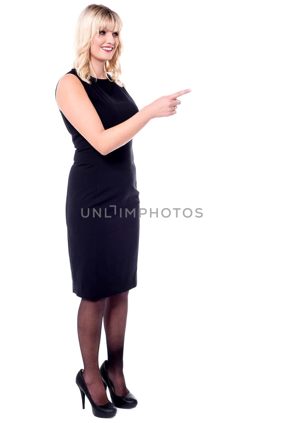 Classy woman in party wear attire