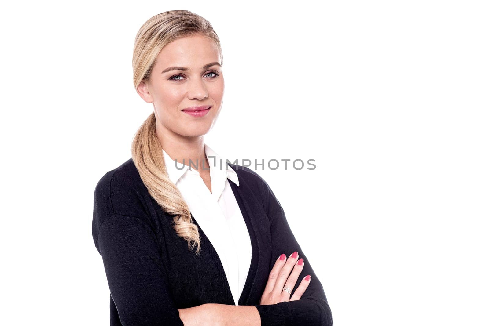 Confident corporate woman in formals
