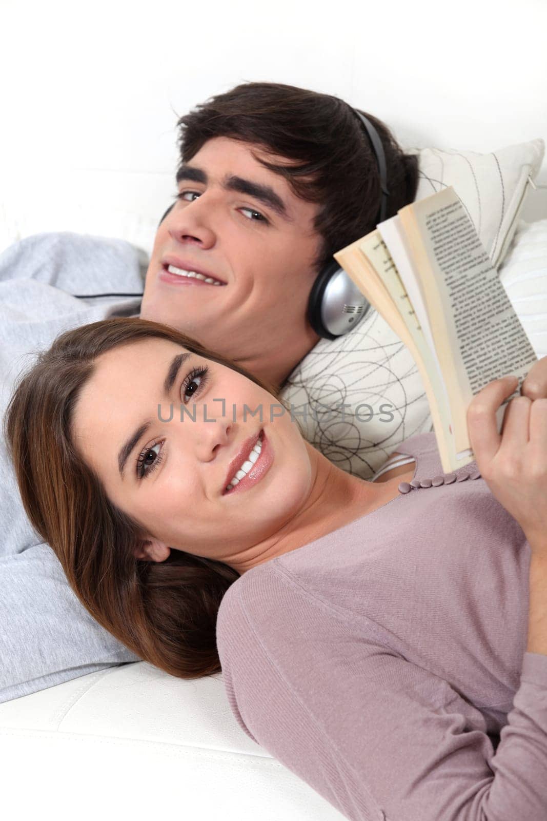 Couple relaxing