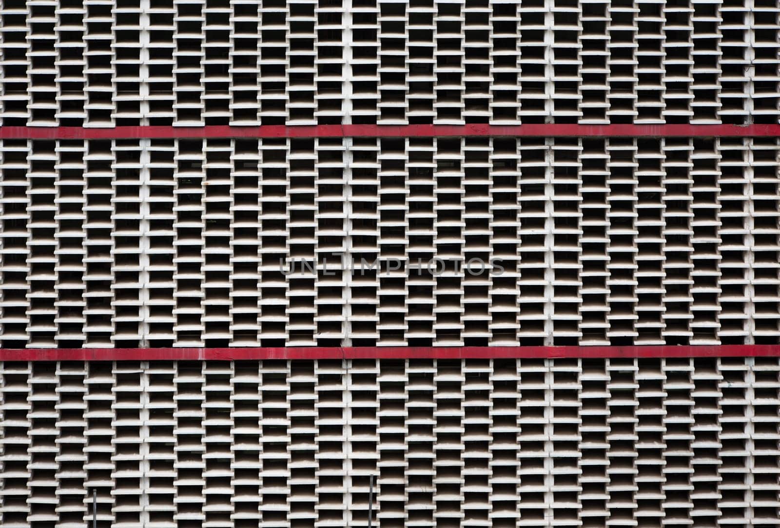 Pattern of office building exterior in Jakarta.