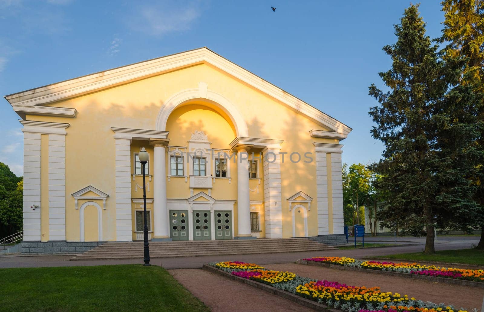 House of Culture in Sillamae. The architecture of the Stalin era