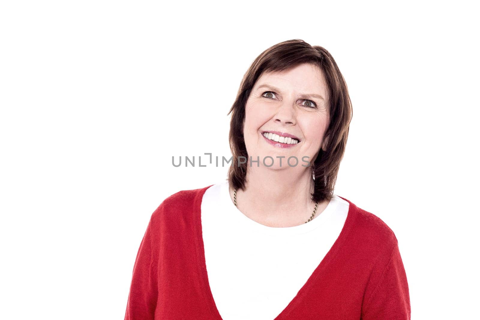 Portrait of senior woman looking away and fond memories