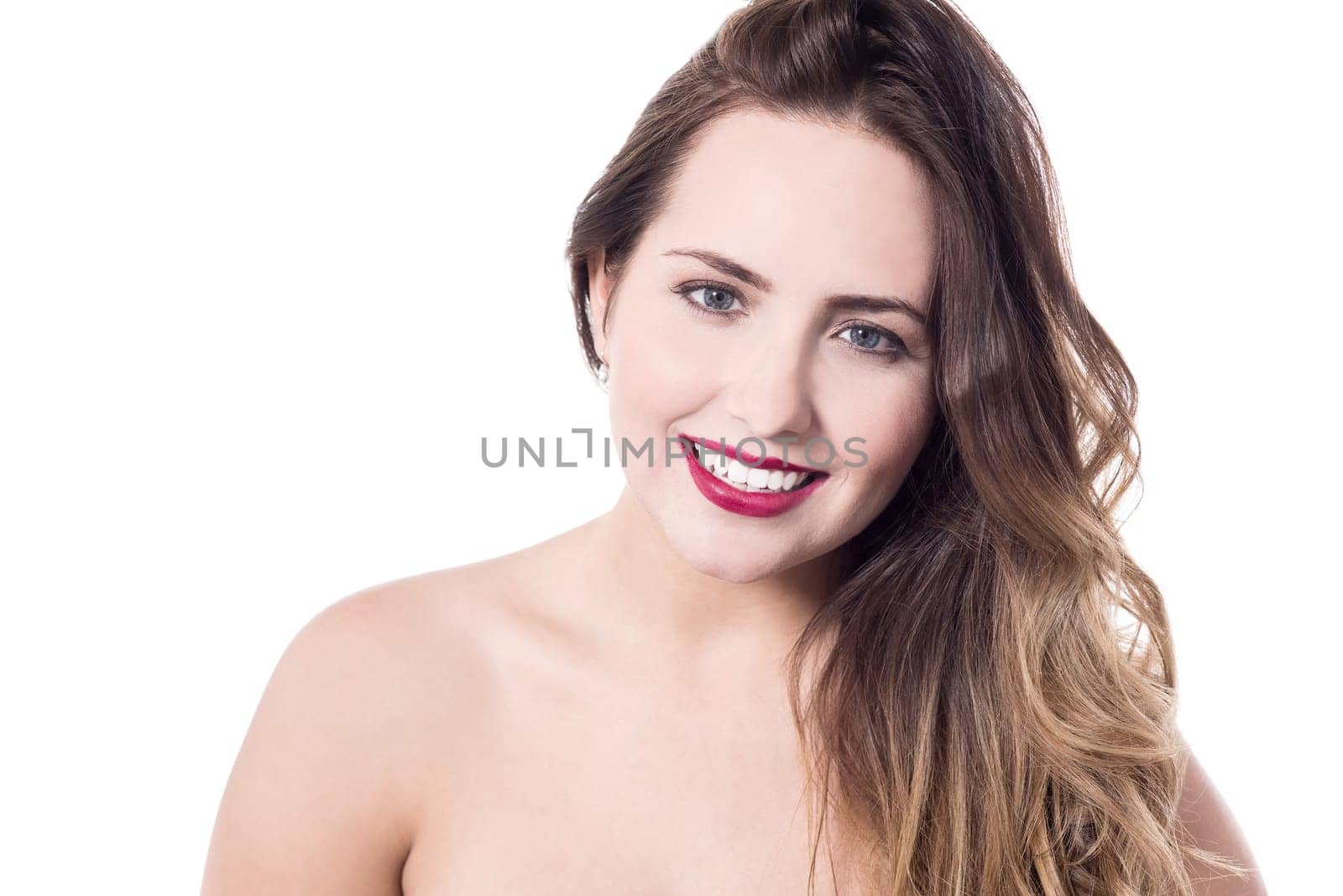 Portrait of beautiful, fresh, healthy and sensual woman