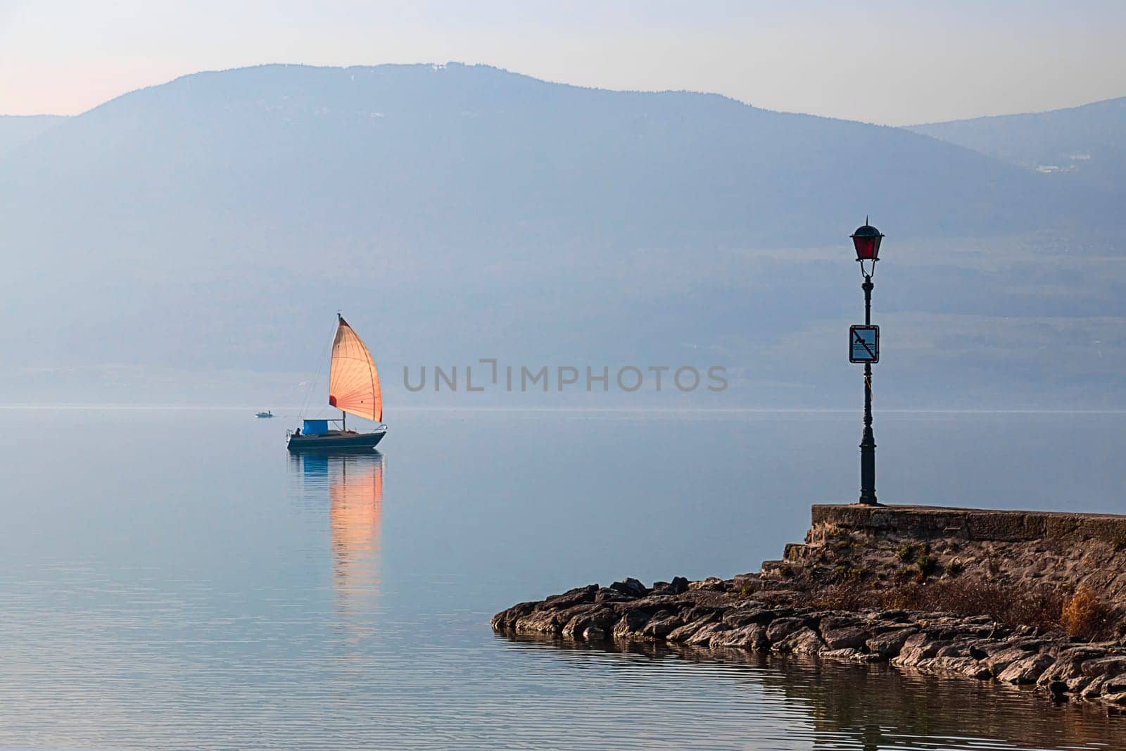 Evening atmosphere at Lake Neuchatel