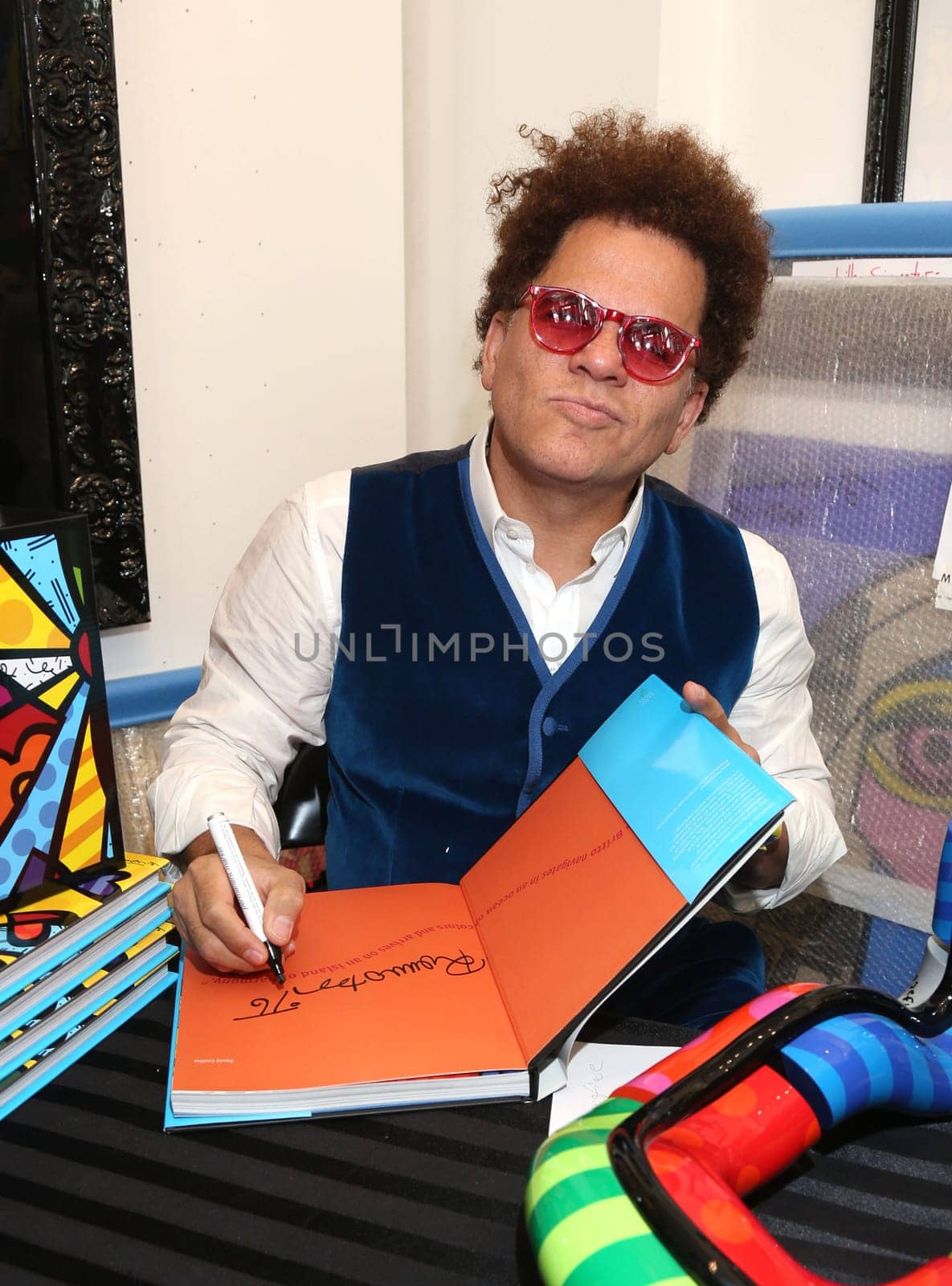 Romero Britto ,.15 jaehries Jubilaeum at Galerie Mensing Hamburg on 23.04.2016
