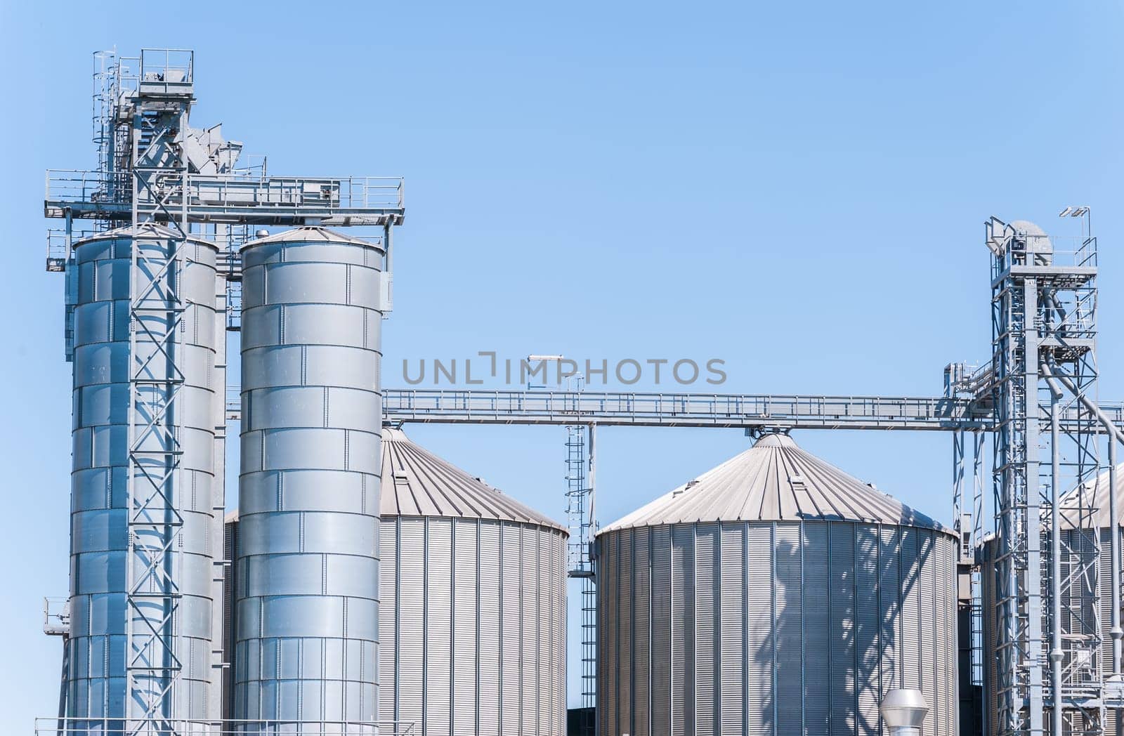 Storage facility cereals and production of biogas  silos and drying towers