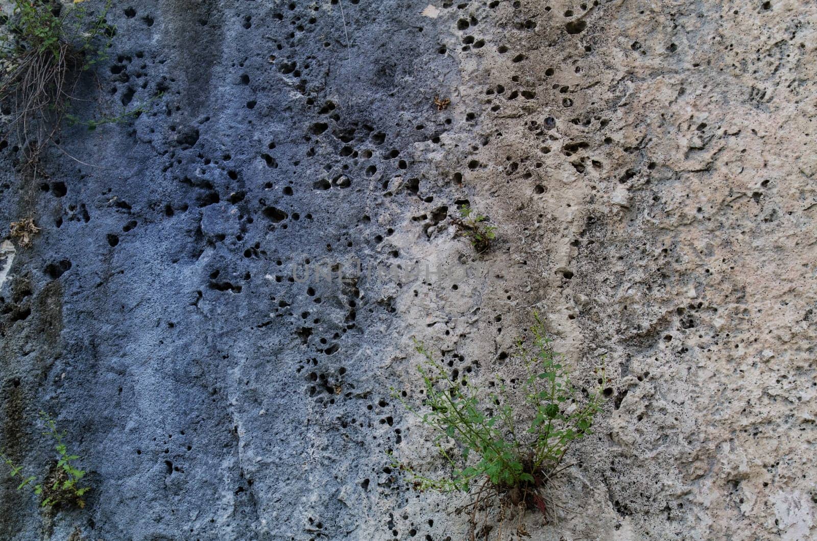 natural texture of stone on a rocky surface