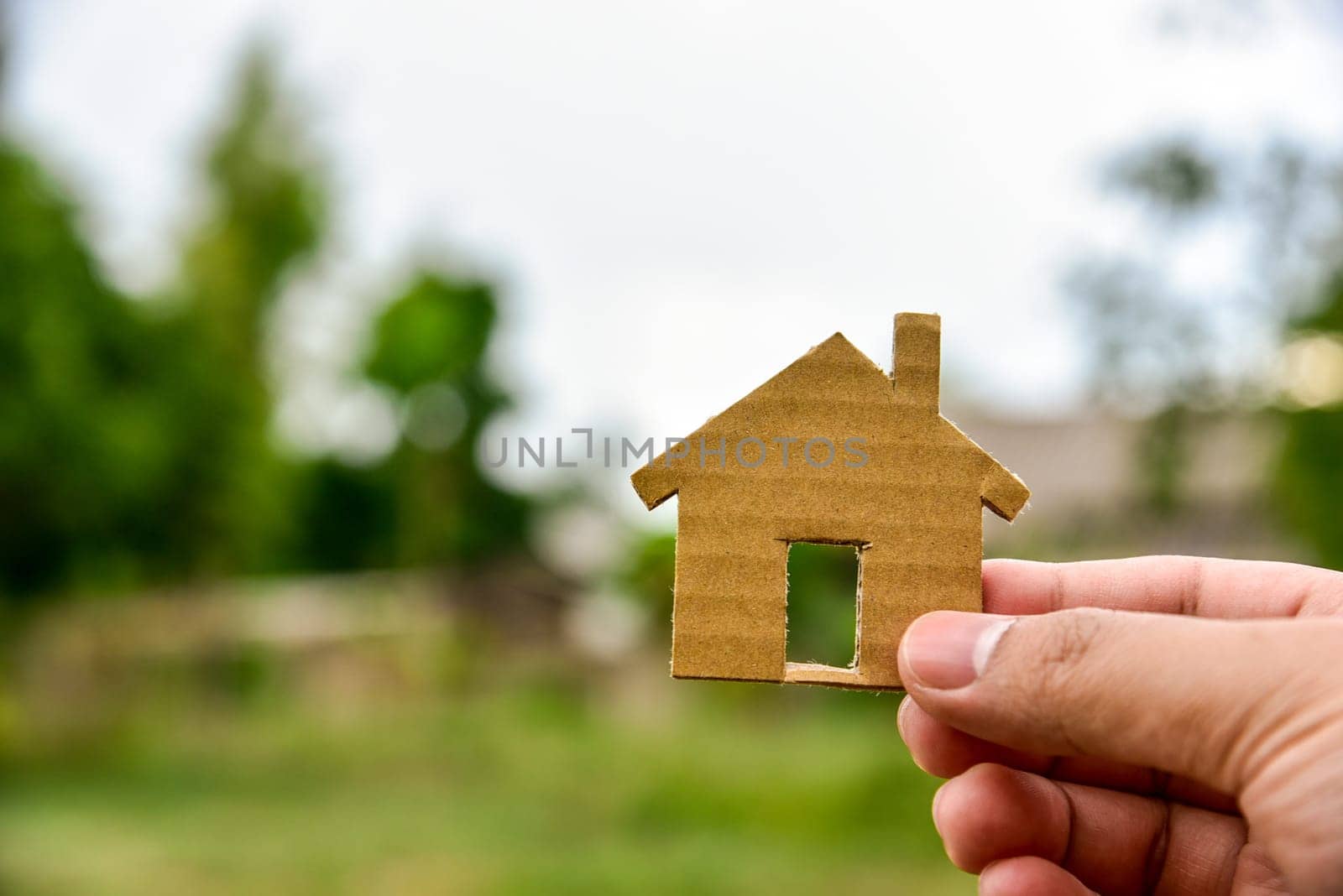 Concept of build houses on my vacant land