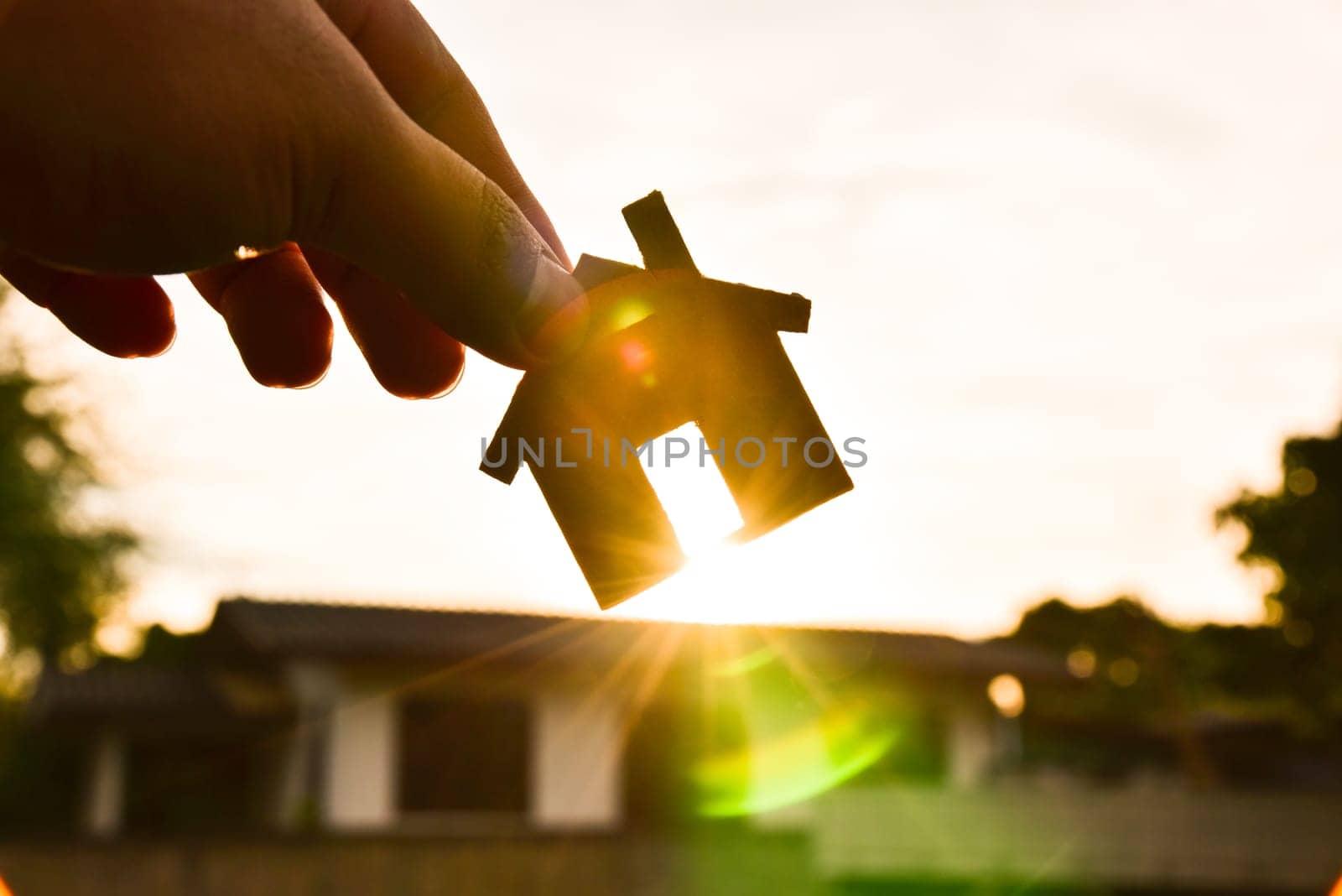 Concept of build houses on my vacant land