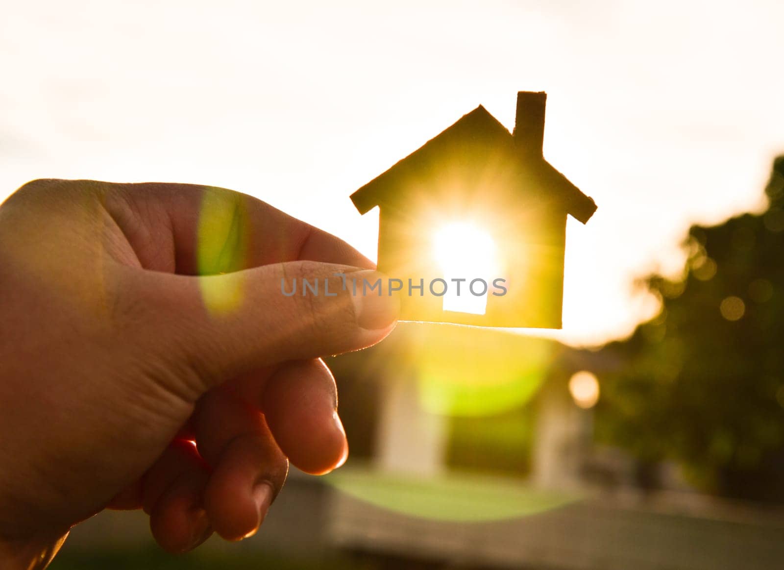 Concept of build houses on my vacant land