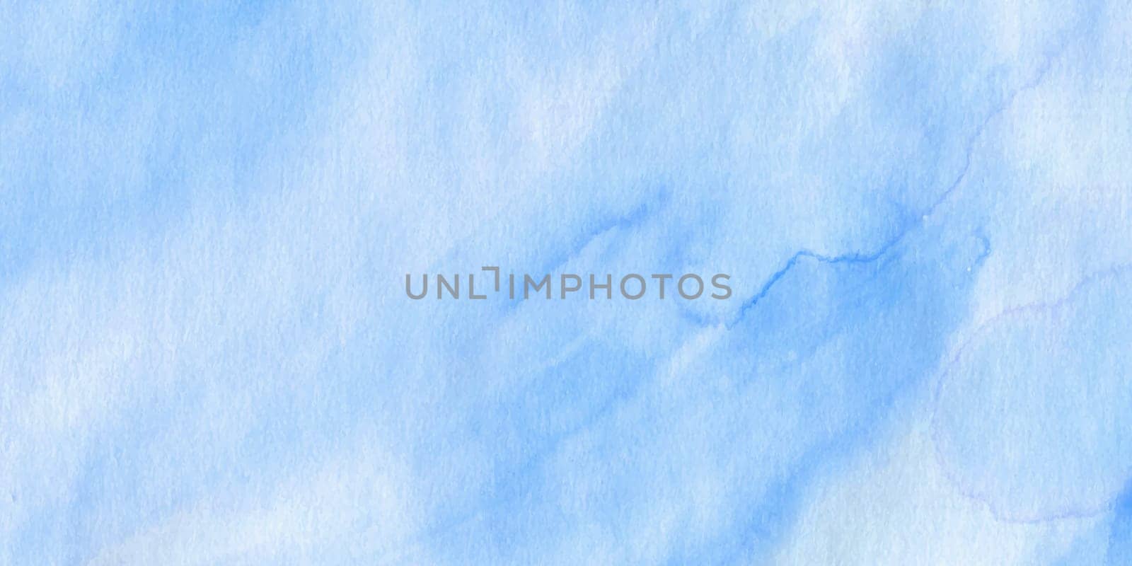 Blue sky watercolor artistic background, illustration made in vector.
