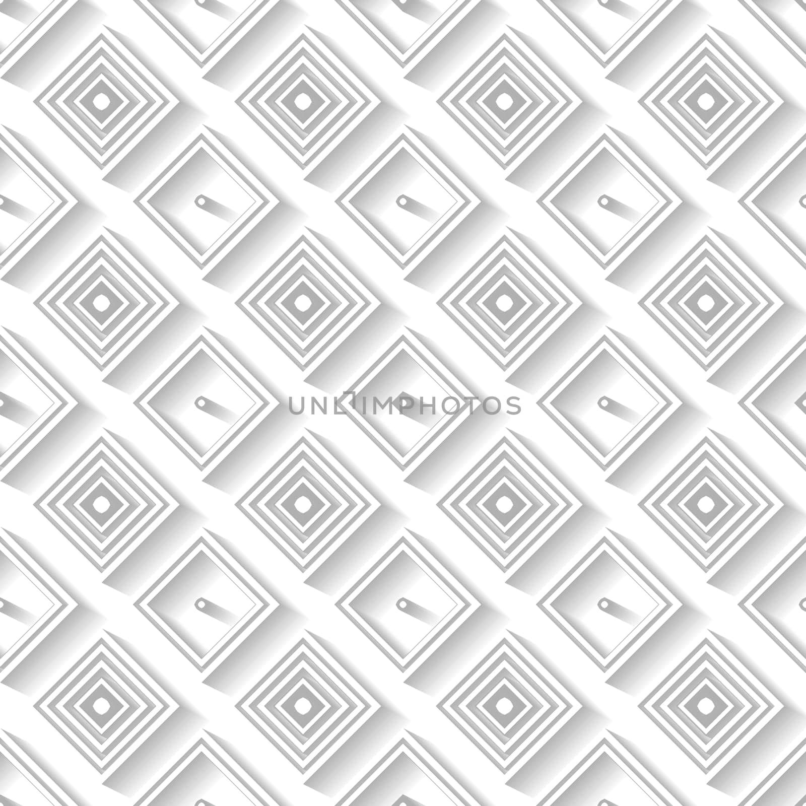 Simple graphic design with shadow effect can be used for seamless background. Vector illustration.