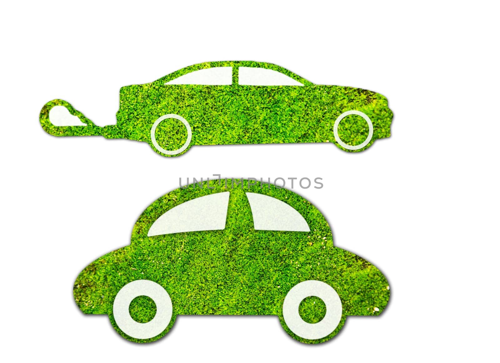 Green car for eco concept