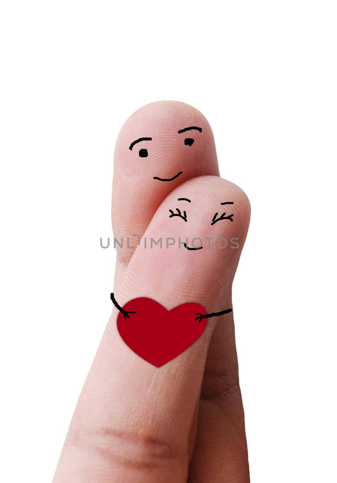 Happy couple peace