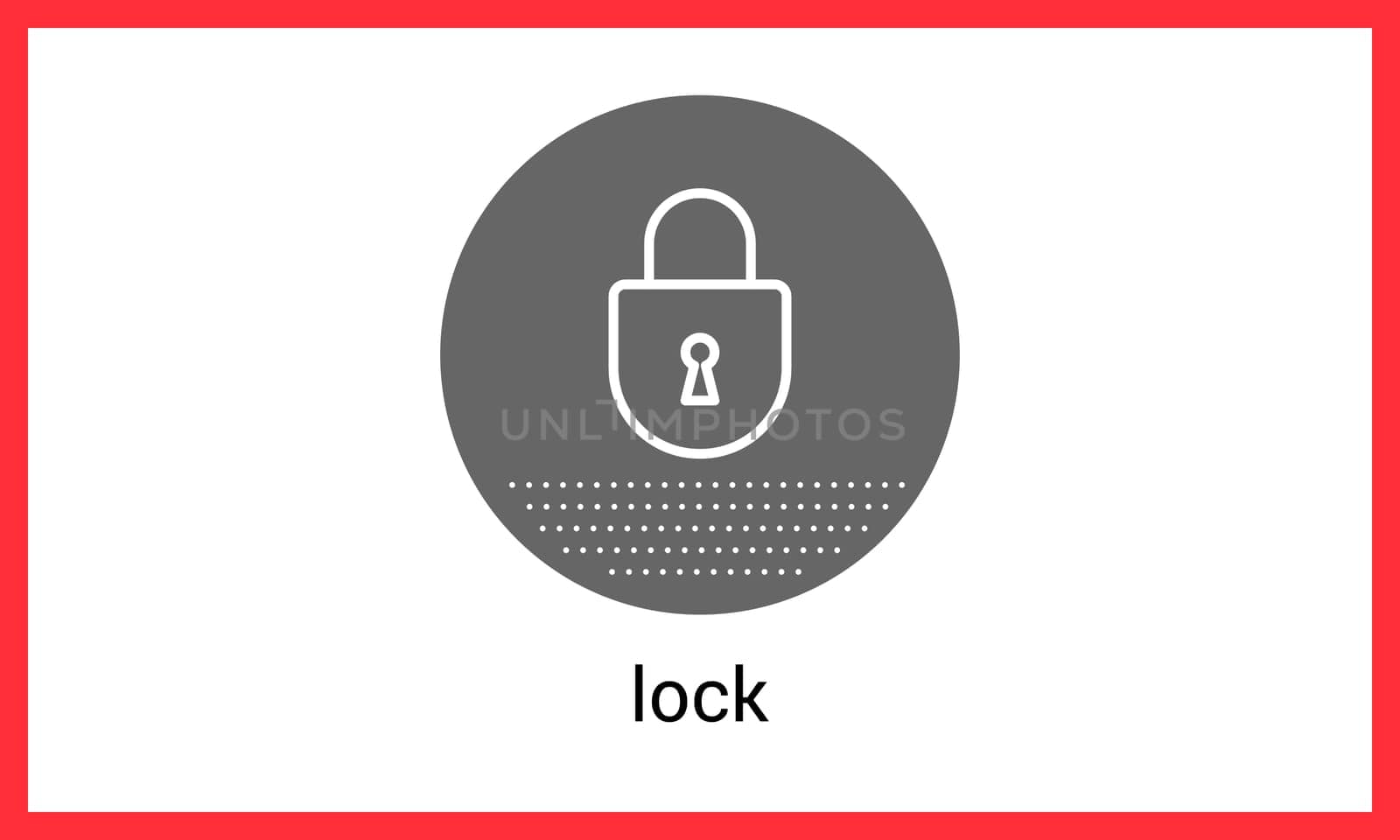 Padlock contour outline vector icon. Lock linear pictogram