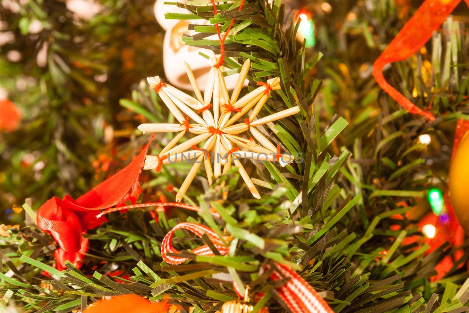 inside the Christmas Tree - Wicker Star