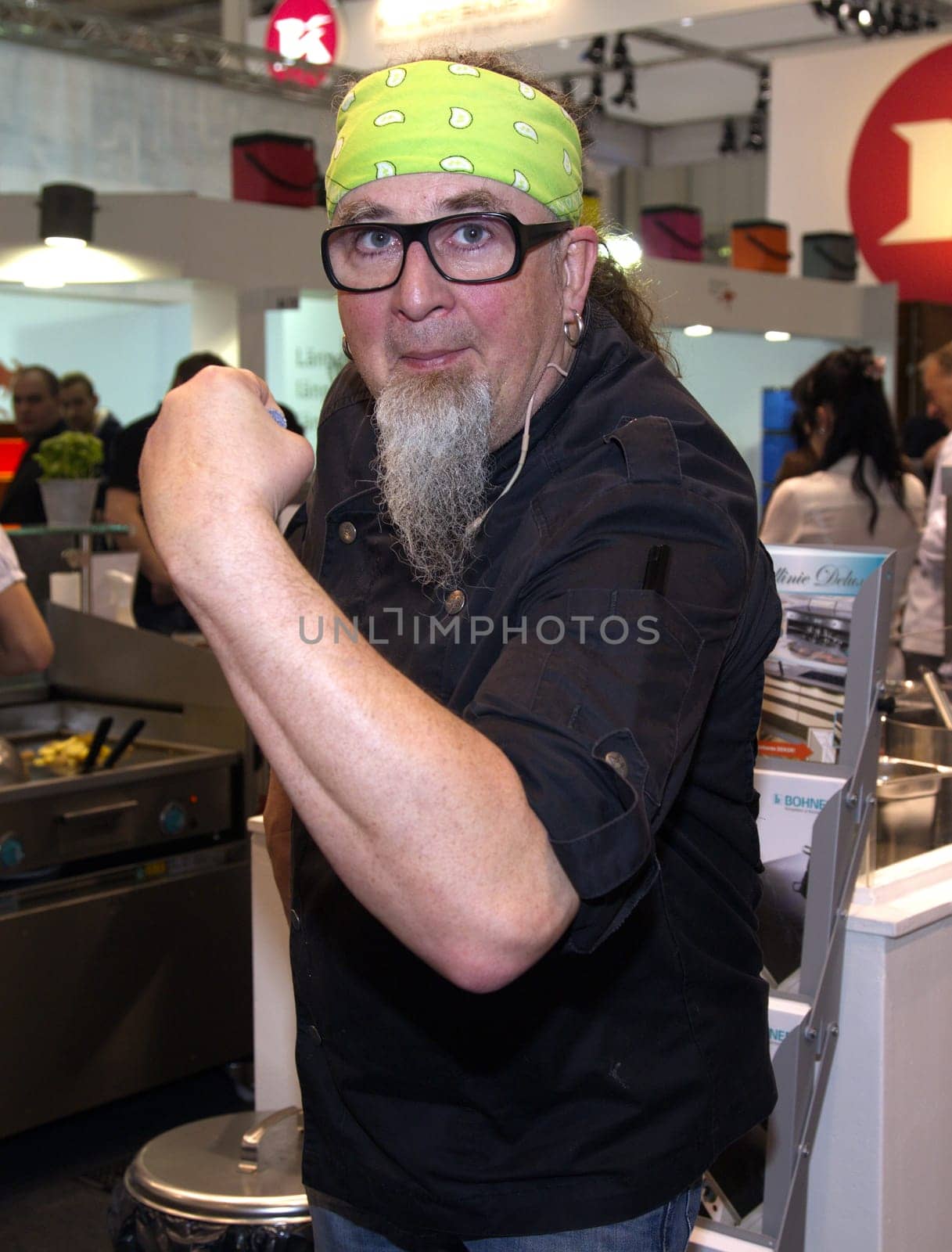 Stefan Marquard ,Internorga 2015 TV Koeche at work in Hamburg 15.03.2015