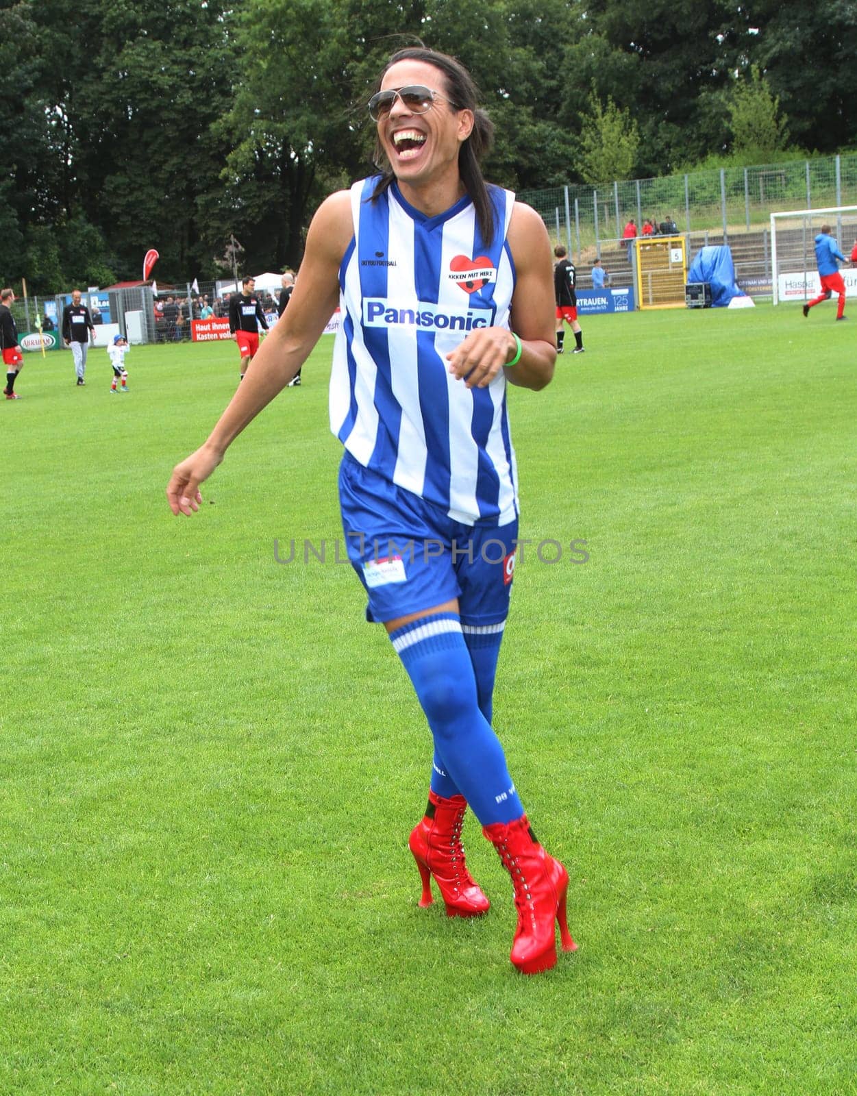 Jorge Gonzalez ,charity football match Kicking with heart 2014 at the Hohe Luft Stadion Hamburg 22.06.2014