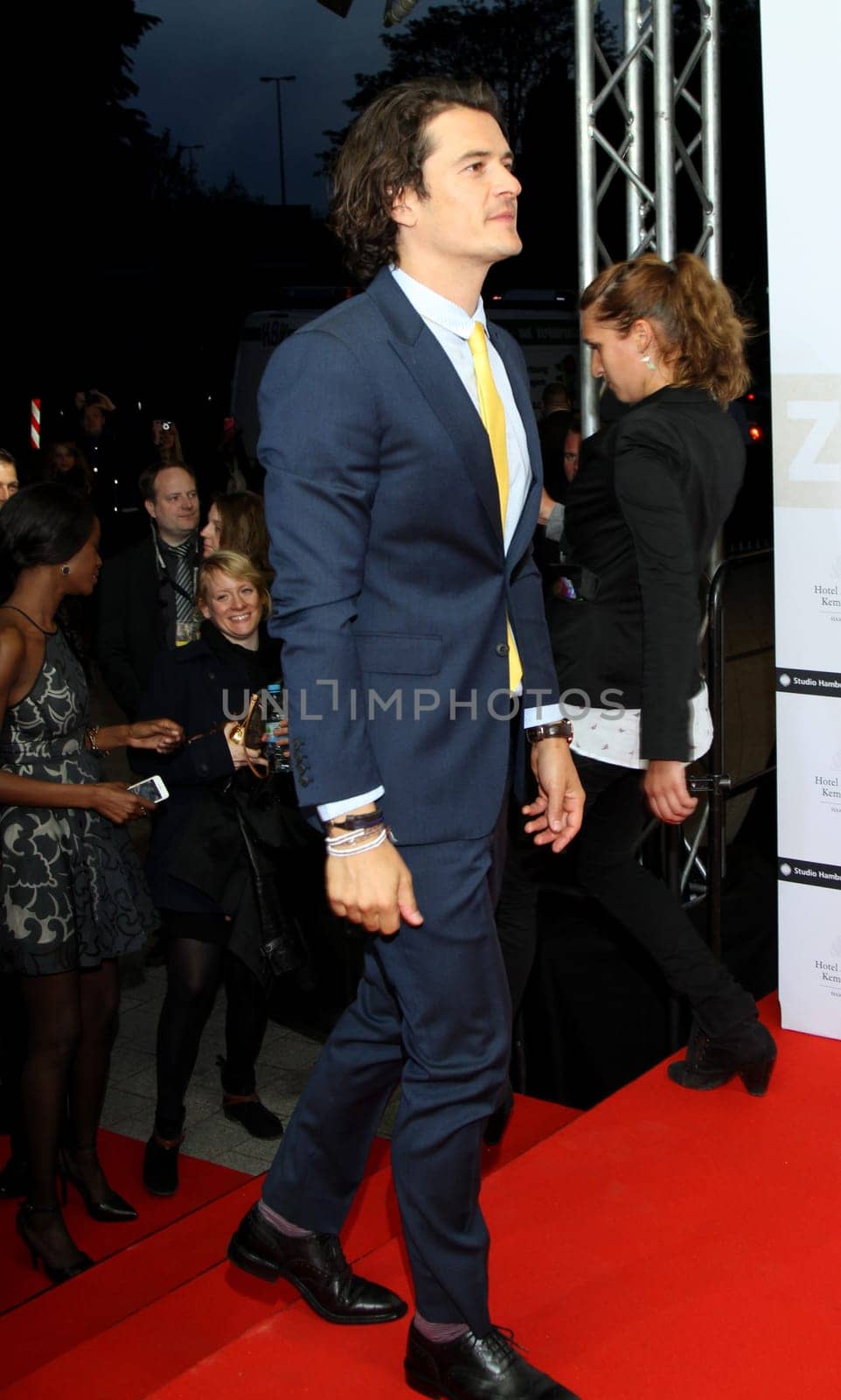 Orlando Bloom at the Zulu Premiere in Hamburg