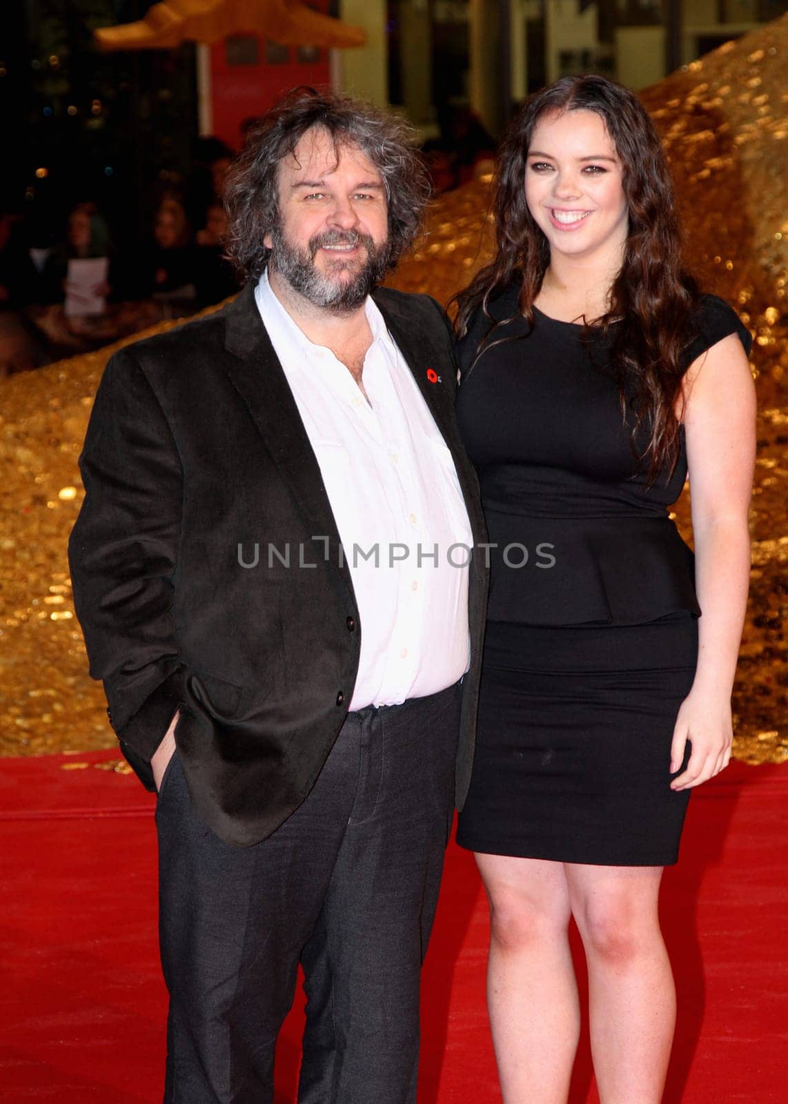 Peter Jackson with daughter Katie ,The Hobbit Smaugs Einoede: Middle-earth guest at Berlin- Sony Center ,09.12.2013