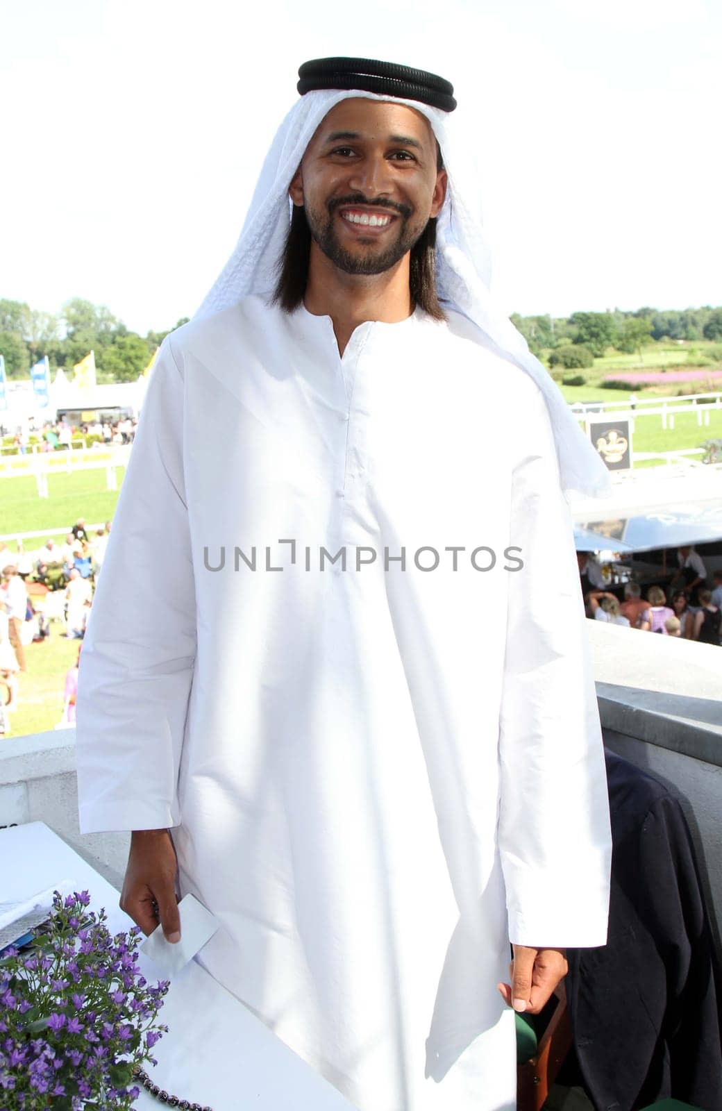 Sheikh Mustafa bin Sheikh Abdulcadir Al Quraish ,IDEE 145. German Derby in Hamburg Horn 06.07.2014