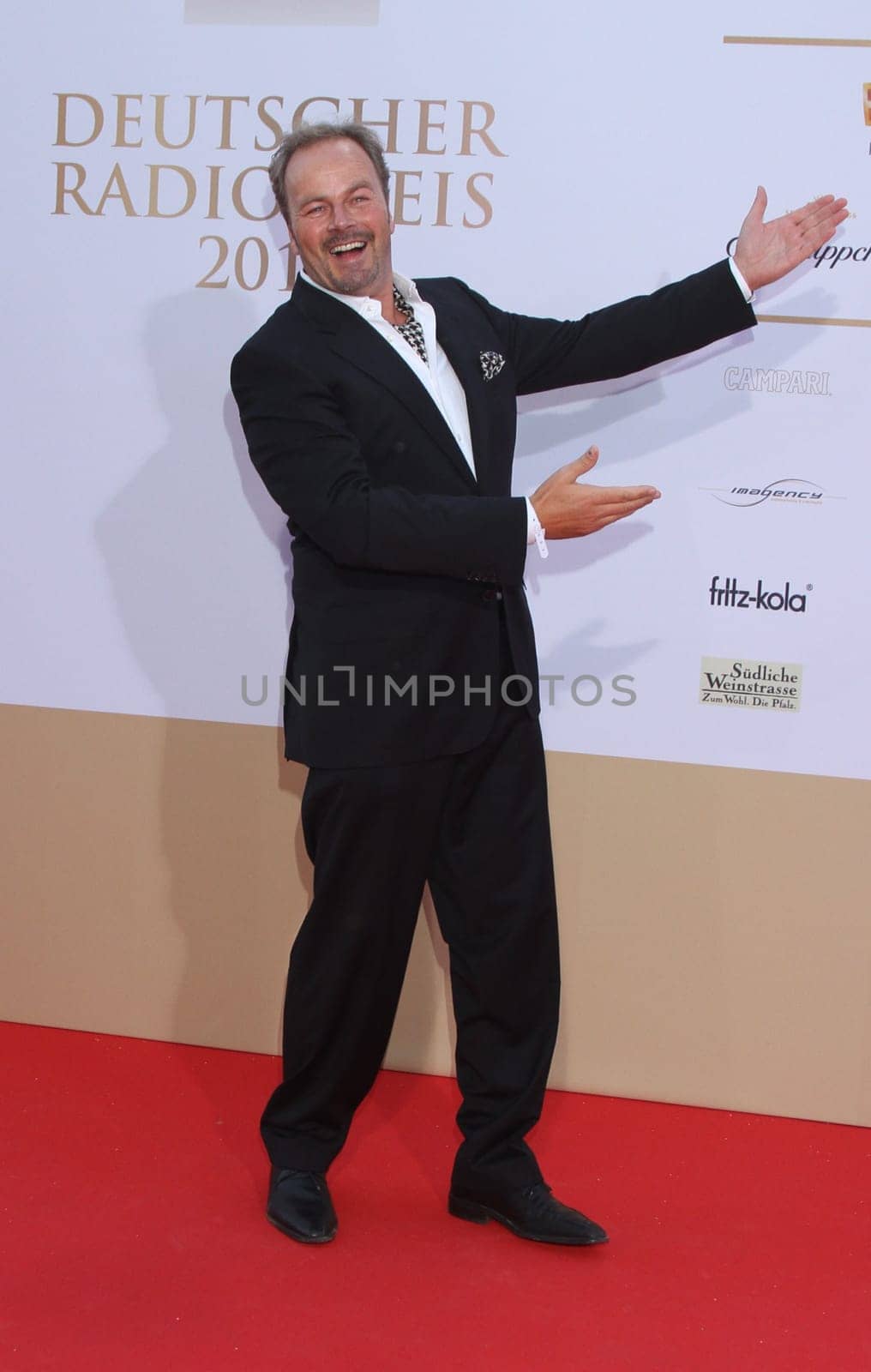 Till Demtroeder,awarding of the German Radio Prize 2013 in the Port of Hamburg ,Shed 52 ,05.09.2013