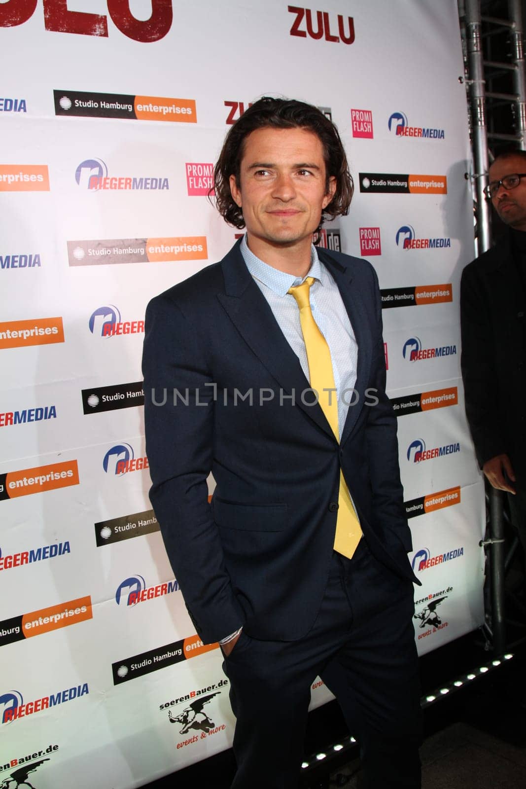 Orlando Bloom at the Zulu Premiere in Hamburg