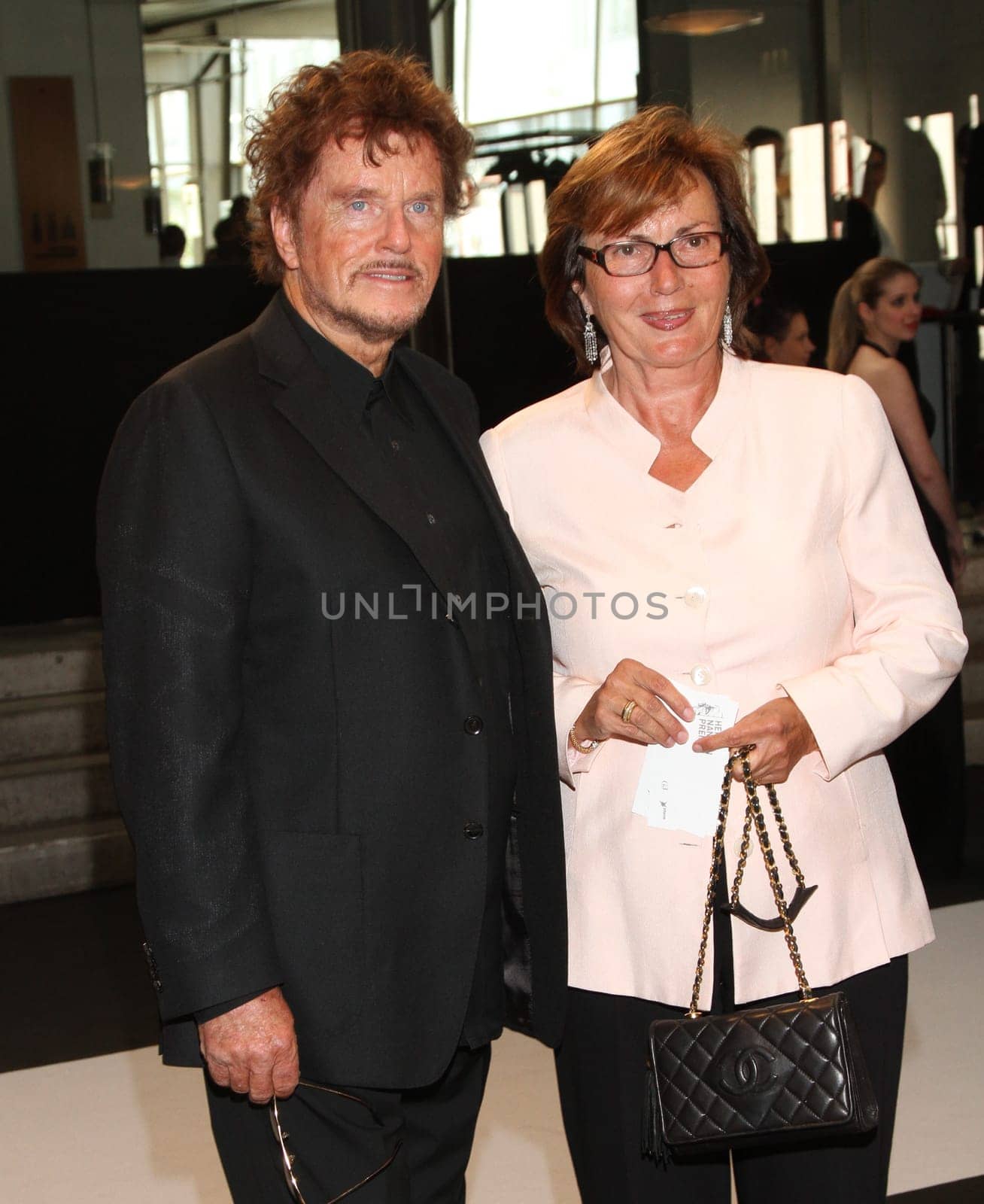 Dieter Wedel with his wife at the Henri Nannen Prize 2014