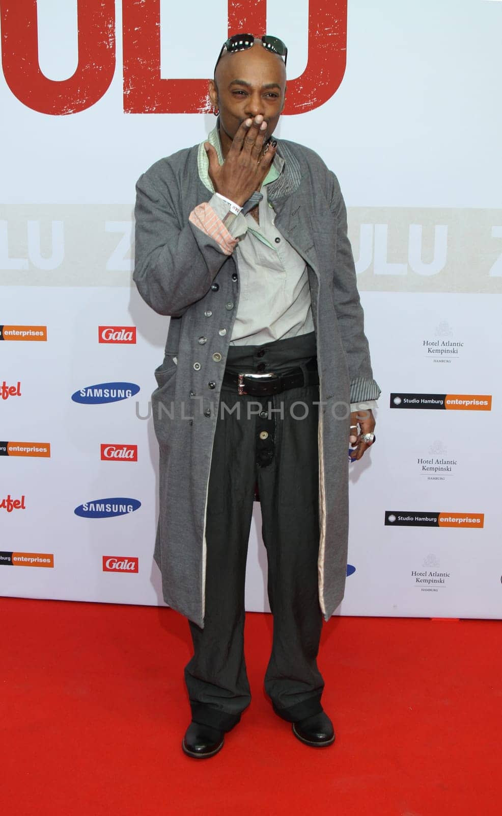Percival Duke at the Zulu premiere in Hamburg