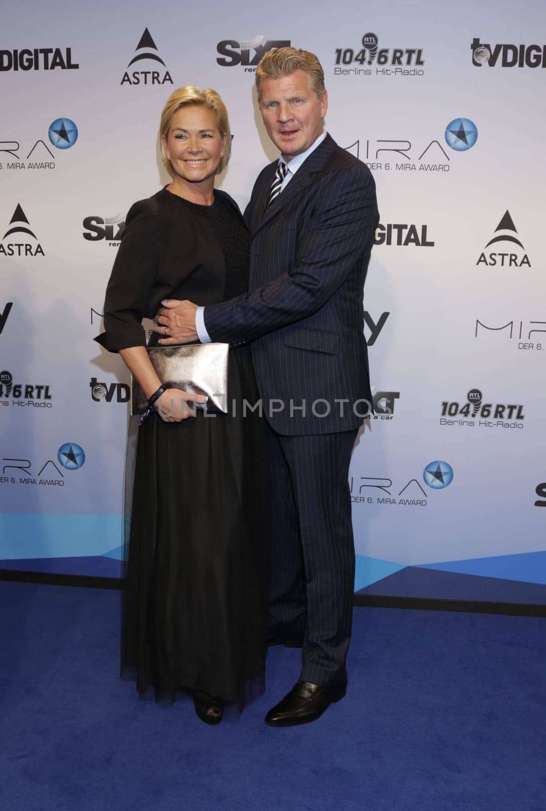 Claudia and Stefan Effenberg at the Mira Award 2015