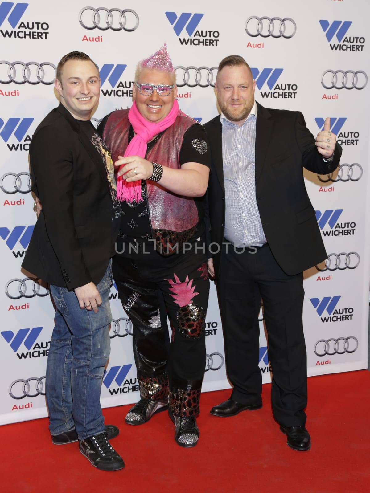 Sven Florjian and Sebi at the Audi Terminal opening
