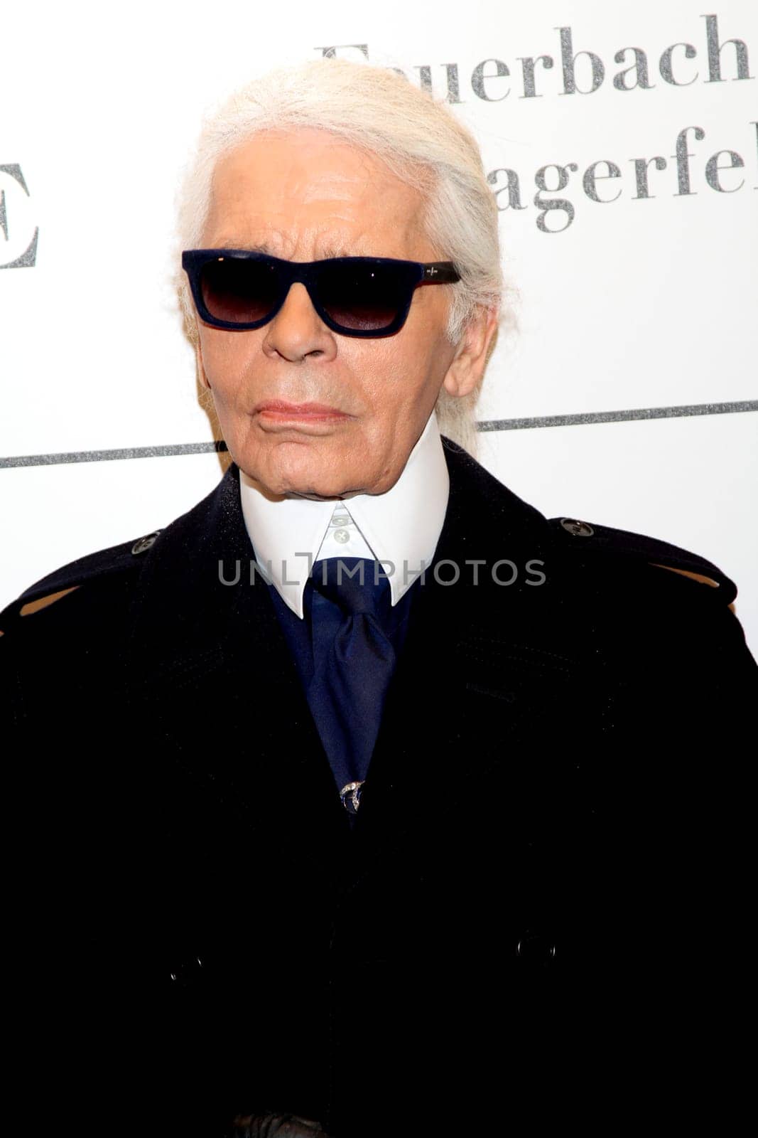 Karl Lagerfeld ,Private View &quot  Feuerbach's Muses - Lagerfelds Models &quot  at Galerie der Gegenwart Hamburg,22.02.2014
