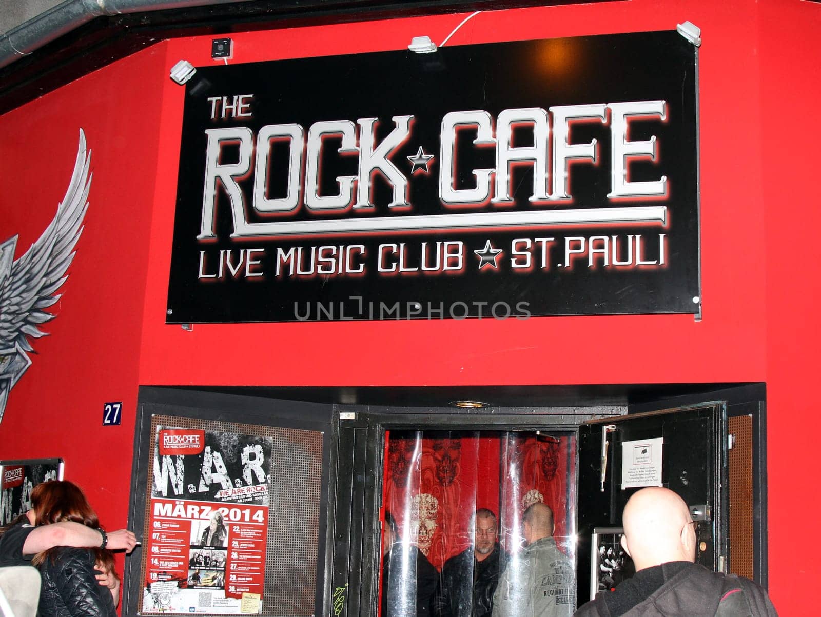 the Rock Cafe in Hamburg St. Pauli celebrated one year ,01.03.2014