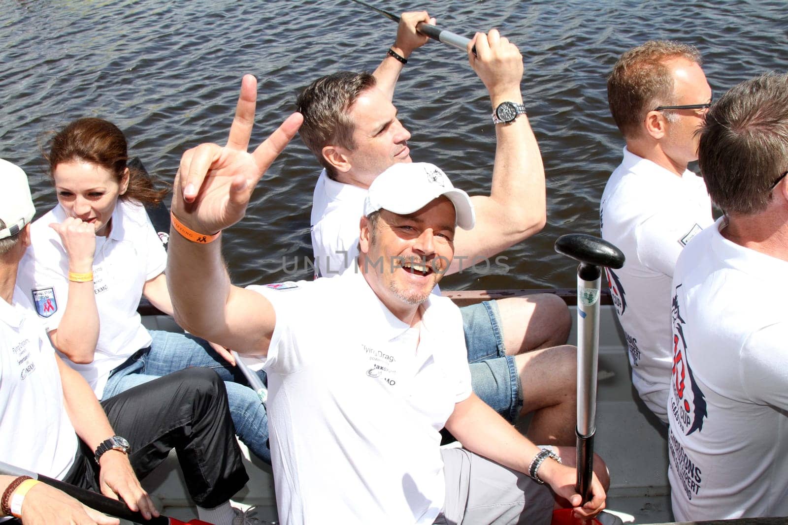 10. Dragon Boat Cup of the Michael Stich Foundation for HIV-infected children at the Binnen Alster Hamburg