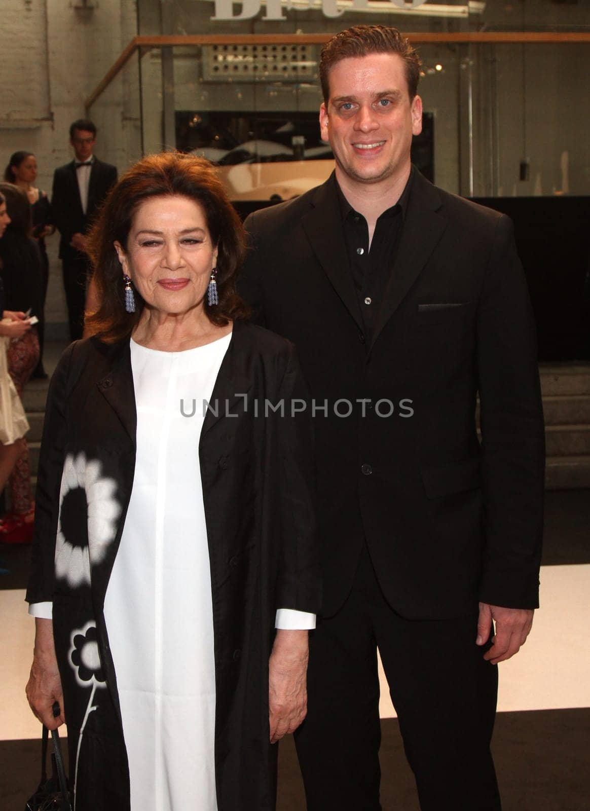 Hannelore Elstner with son Dominik at HNP 2014