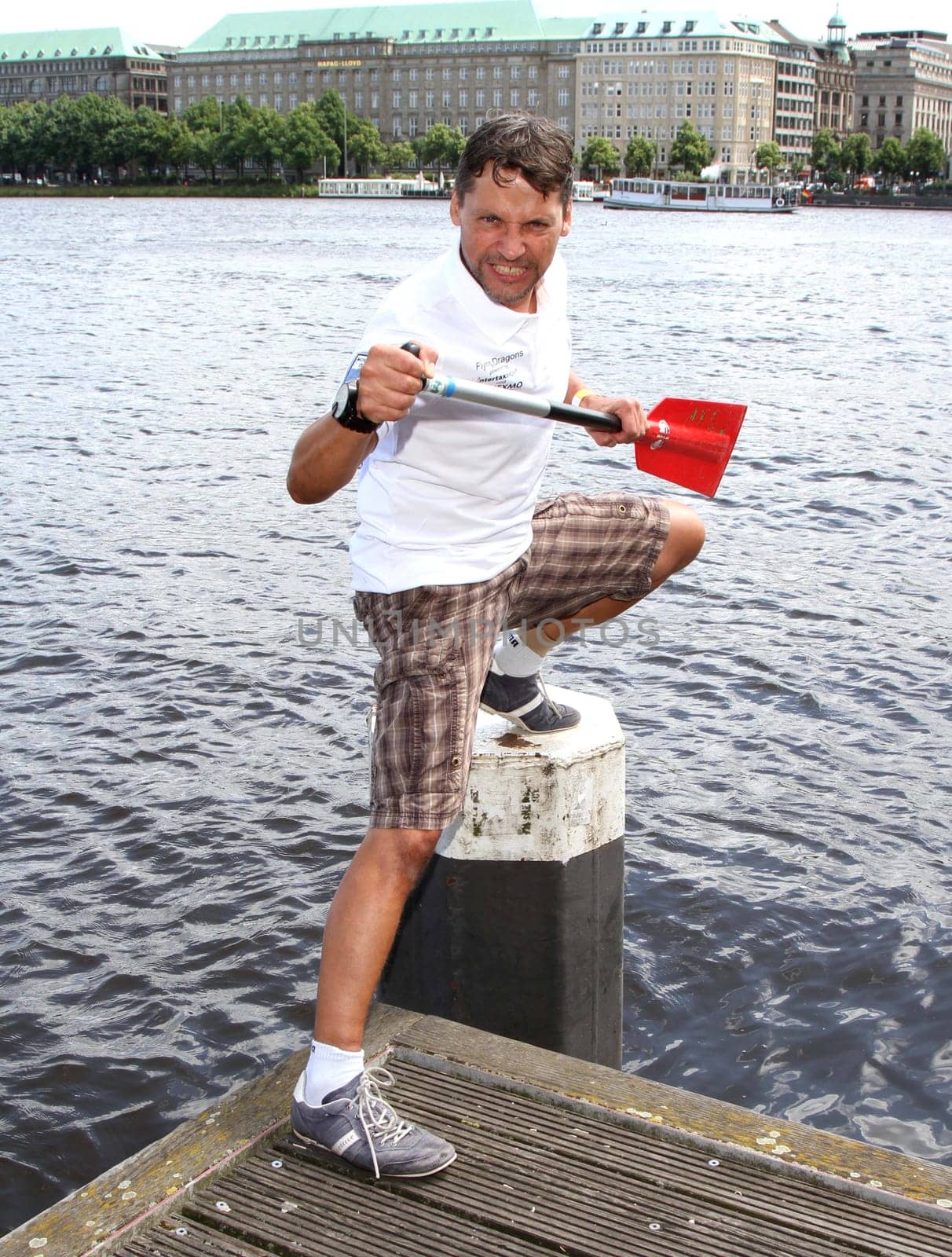10. Dragon Boat Cup of the Michael Stich Foundation for HIV-infected children at the Binnen Alster Hamburg
