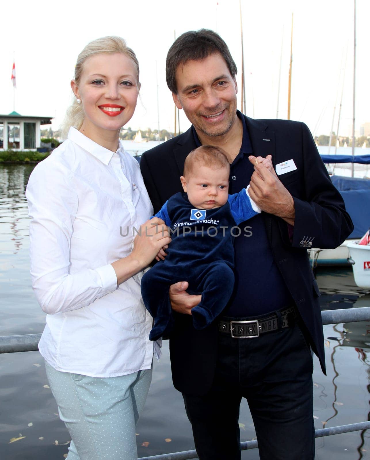 Family David Rienau at the RTL Nord Summer Meeting in Hamburg